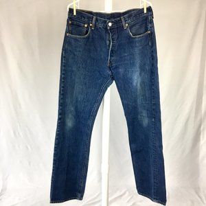 Mens Levi Jeans 501 Orginal Fit 34x34